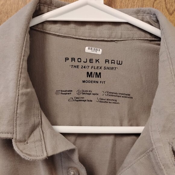 Projek Raw Tan Long Sleeve Knit Shirt - Picture 3 of 3